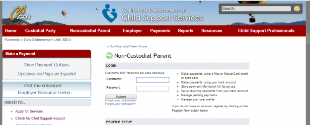 California Child Support Login Make A Payment Child Support Net