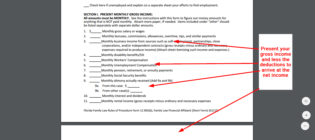 florida child support guidelines for employers