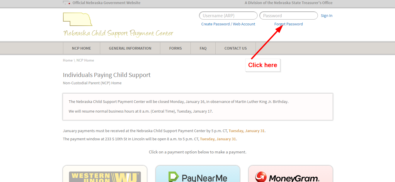 Nebraska Child Support Login Make a Payment ℹ️ Child Support Net