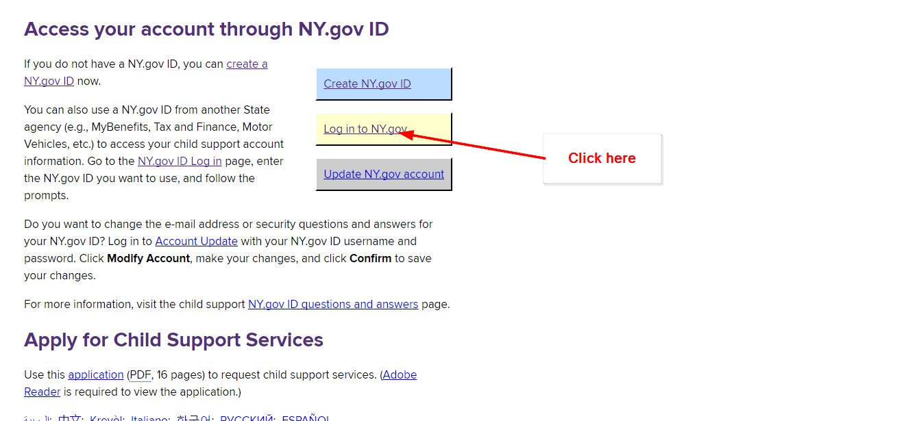 nys child support payment address