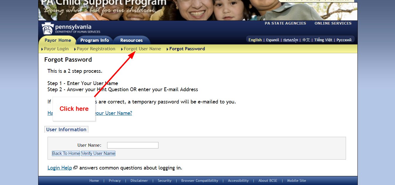 Pennsylvania Child Support Login Make a Payment ℹ️ Child Support Net