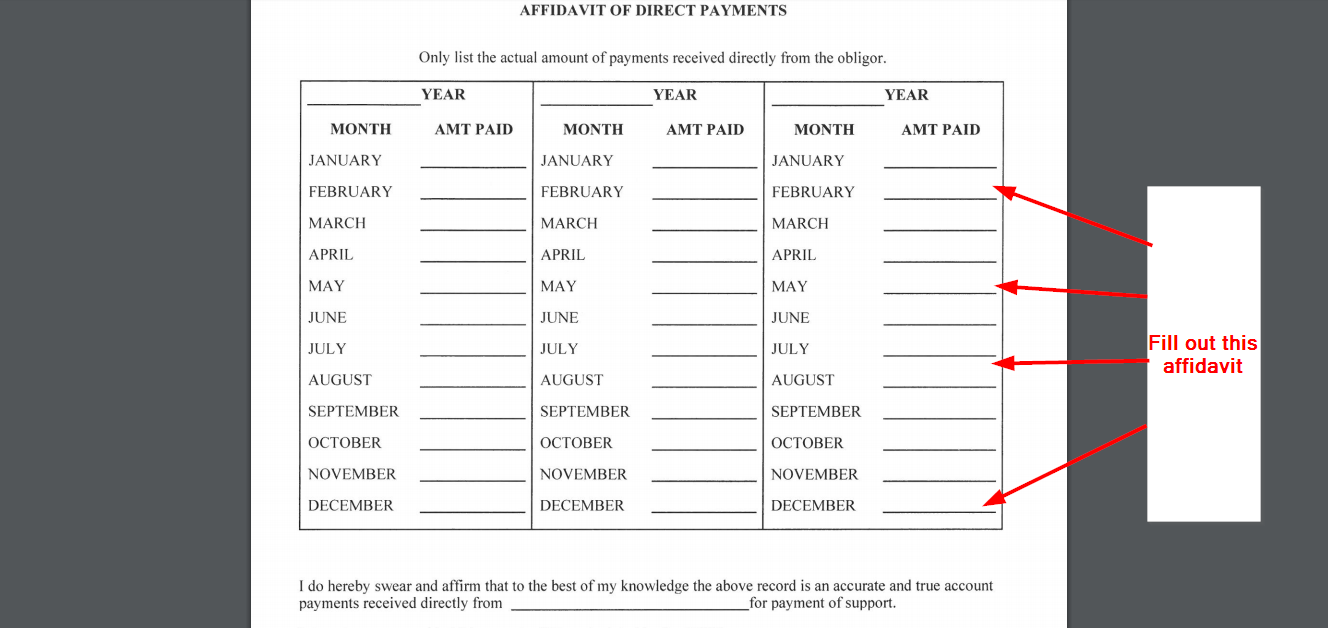 what is the average child support payment in west virginia